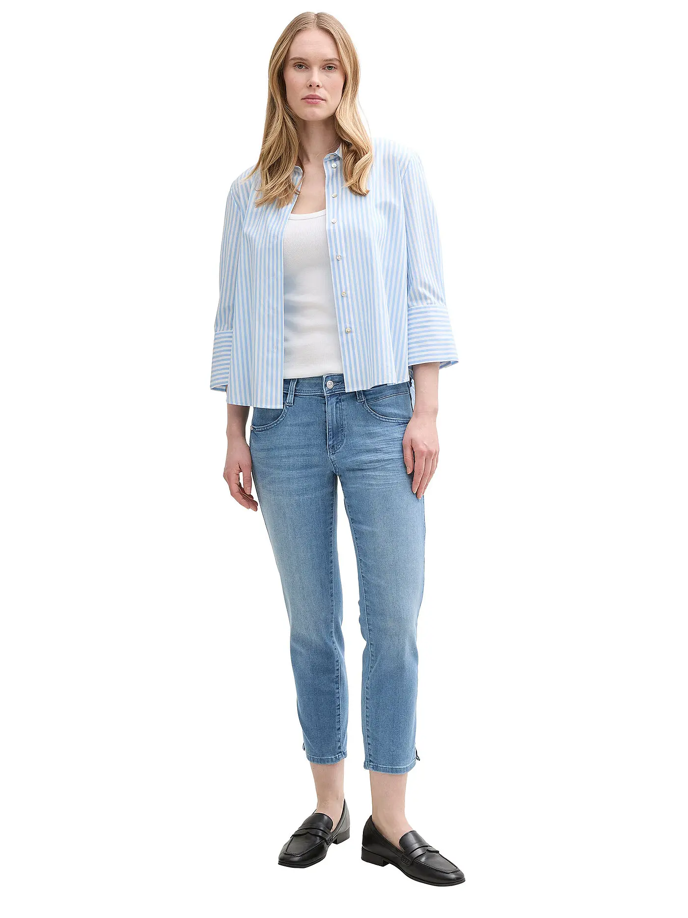 TOM TAILOR | Jeans Slim Fit 7/8 Alexa | blau